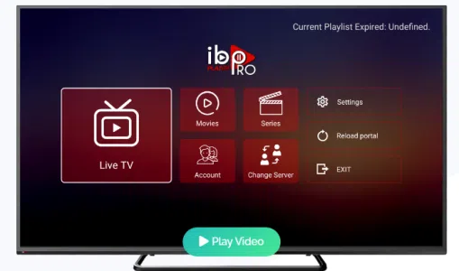 pantalla de inicio ibopro
